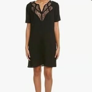 BCBGmaxazaria Sheath Lace Black Dress. Size M